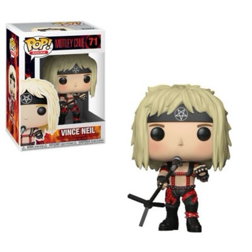 🔥Funko Pop! Rocks: Mötley Crüe - VINCE NEIL #71 VAULTED PROTECTOR🔥