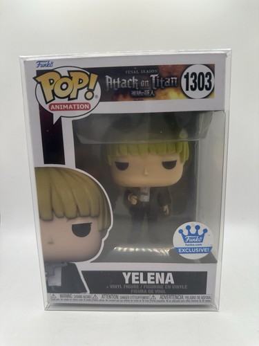 Funko Shop Exclusive POP! Animation Attack on Titan Yelena #1303 w/Protector NEW