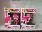 Funko Pop! (Pink) Batman Breast Cancer Awareness Gift #351 & #352 Harley Quinn