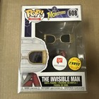 Funko Pop! Vinyl: Movies The Invisible Man #608 Walgreens Chase W/ Protector