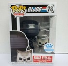 Funko Pop Shop Exclusive Retro Toys 78 GI Joe Snakes Eyes w/ Timber Sold Out New