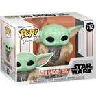 Funko POP! Star Wars The Mandalorian Din Grogu + Armor Figure 712 + Protector
