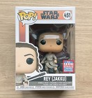 Funko Pop Star Wars Rey Jakku Funkon #451 + Free Protector