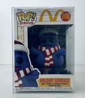 Funko Pop! McDonald's Holiday Grimace 205 New In Pop Protector