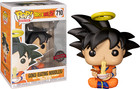 GOKU Eating Noodles SE 710 Funko Pop Vinyl New in Mint Box + Protector
