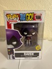 Funko POP! Television Teen Titans Go! #108 Raven (Purple) - GITD - w/Protector