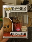 Funko Pop Chewbacca Life Flocked Orb Star Wars Disney Exc 576 +Protector