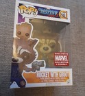 Funko Pop Marvel #211 Rocket With Groot Guardians, Collector Corps Exclusive