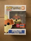 Funko Pop! Pokemon #597 Growlithe Flocked 2020 Fall Convention Limited Edition