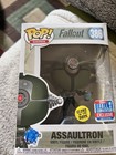 Funko Pop! Games Fallout Assaultron #386 Glow in the Dark Figure with Protector