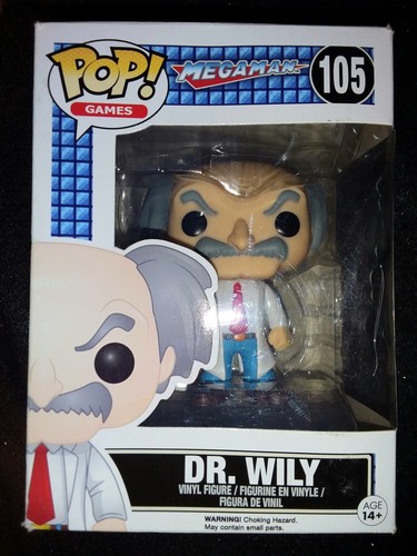 funko pop games dr. wily 105 megaman konami NEW NEW sealed EUR 🇪🇺