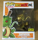 Funko Pop Dragon Ball Z 6" Inch Gold Shenron 265  Exclusive + Soft Pop Protector