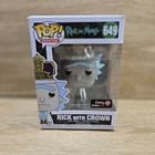 Funko POP! Animation: Rick and Morty- Rick with Crown #649: GameStop Exclusive