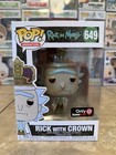 Funko Pop! Rick with Portal Gun - Rick with Crown #649 w/Box Protector