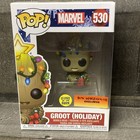 Funko Pop! Vinyl: Marvel - Groot (Holiday) GITD - Box Warehouse (Exclusive) #530