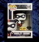 Funko Pop Batman 546 Harley Quinn Hot Topic Diamond Glitter Exclusive +Protector