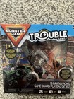 RARE- MONSTER JAM Pop-O-Matic Trouble Board Game