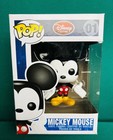 RARE Funko POP! Disney Store Mickey Mouse #01 Red Logo Displays Nice! Series 1