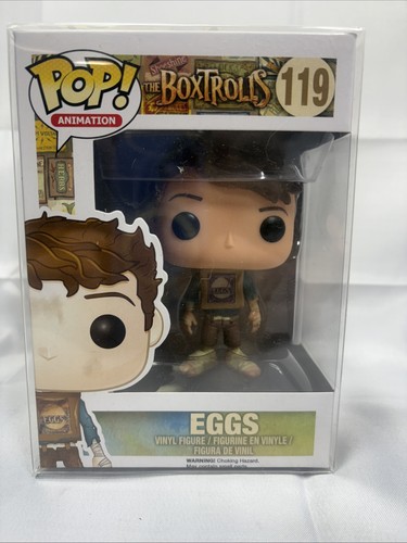 Funko Pop! The Boxtrolls: Eggs #119 Vinyl Figure + PROTECTOR -CN C1 JJ0220JW