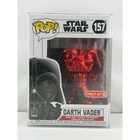 #157 Funko Pop Star Wars Red Chrome Darth Vader Only at Target