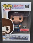 Funko Pop 'Television' BOB ROSS with PEA POD #560 Vinyl Figure NRFB Target Excl.