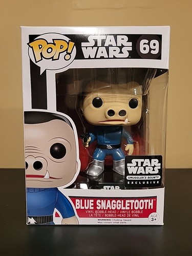 New Blue Snaggletooth Funko Pop Disney Star Wars Smugglers Bounty Exclusive 69