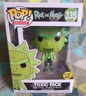 Toxic Rick Pop Glow 335 - Rick and Morty Funko Pop! 2015 - Vaulted + Protector