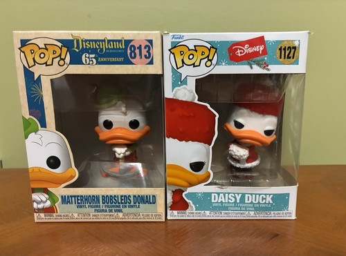 Funko Pop! Donald Duck #813 And Daisy Duck #1127. Disney