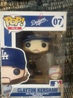 Funko Pop Clayton Kershaw #07 Dodgers White Jersey Figure