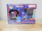 Funko Pop Tees Marvel only at Target Captain America #36 Captain America fig&tee