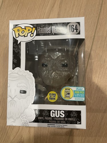 Funko Pop 164 Gus GITD LE 1000 pcs SDCC 2016 Disney Haunted Mansion