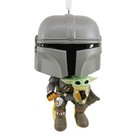 Hallmark Star Wars The Mandalorian With The Child Funko Pop Christmas Ornament