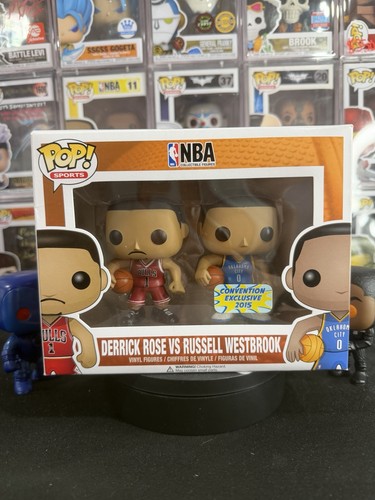Derrick Rose & Russell Westbrook Funko POP Chicago Bulls & Oklahoma City Thunder