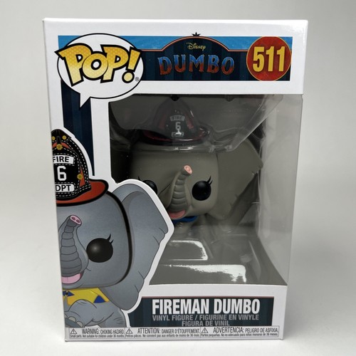 Funko Pop! Fireman Dumbo #511 Disney VAULTED RETIRED Vinyl Figure NEW