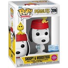 Funko POP! Peanuts Snoopy & Woodstock #2096 Flocked Exclusive