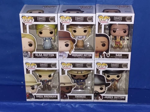 1883 Funko Pop Vinyl Figures Elsa James Margaret Dutton Sam Shae Brennan Thomas