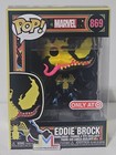 Funko Pop Marvel Eddie Brock 869 Blacklight Target Excl Protector + Free S/H