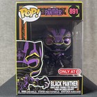 Funko Pop! Marvel Black Panther #891  Blacklight Target Exclusive with Protector