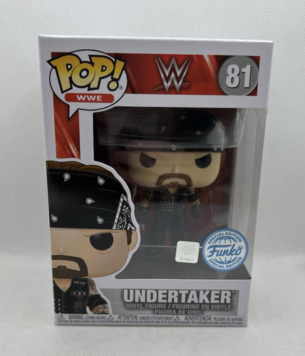 Funko Pop Vinyl WWE Undertaker 81 Boneyard Figure Collector Special Edition NEW
