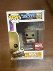 Funko POP! Groot w/Mix Tape 260 Marvel Collector Corps Exclusive GOTG Vol. 2 NIB