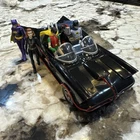 1966 Batmobile Batman Classic TV Series (FUNKO 2017) w Figures - Robin Catwoman