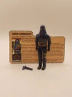1984 GI JOE COBRA COMMANDER HOODED v2 COMPLETE WITH FILE CARD AND RE-POP GUN.