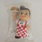 1999 BOB'S BIG BOY w/Hamburger Piggy Bank Retired Funko E R B Restaurant