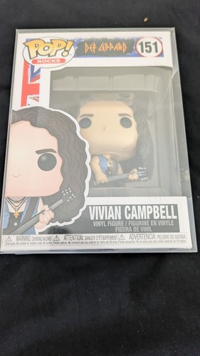 Vivian Campbell 151 Def Leppard Funko Pop Rocks Vinyl