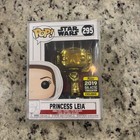 Funko Pop! Star Wars - Princess Leia (Gold/Chrome) - Hot Topic (Exclusive) #295