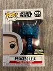 Funko Pop Princess Leia #295 Blue Chrome 2019 Star Wars Celebration Limited 2500