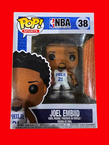 Funko Pop NBA Joel Embiid Philadelphia 76ers White Jersey 38