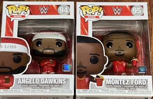WWE The Street Profits  Montez Ford & Angelo Dawkins Funko Pop Figures 94 & 95