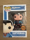 Funko POP! Heroes: DC Universe - Superman Metallic Chase #07 Blue Box Hard Stack