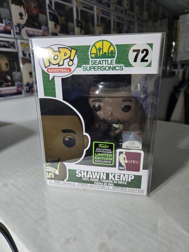 Funko Pop! Vinyl Shawn Kemp 72 NBA Basketball HWC Seattle Supersonics Exclusive